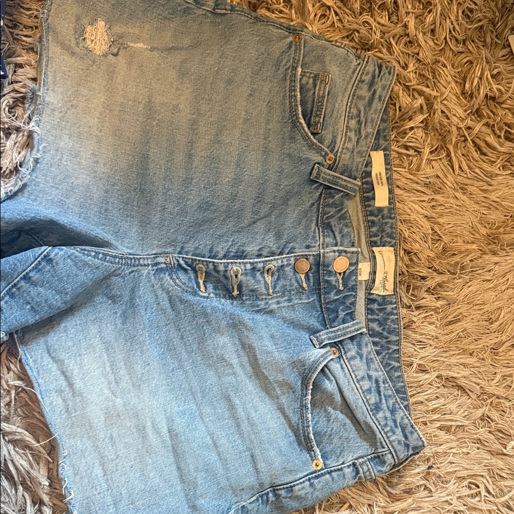 Universal Thread Light Blue High Waist Women's Shorts